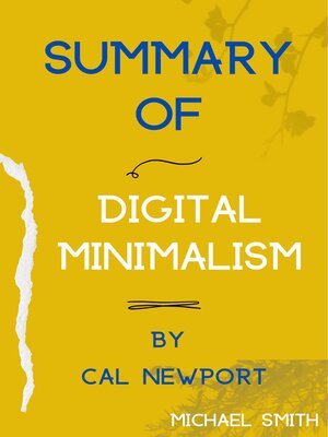 cover image of Summary of Digital Minimalism